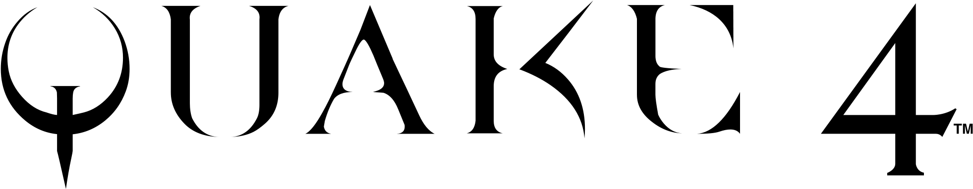 Open - Quake 3 Logo Png (2000x419), Png Download