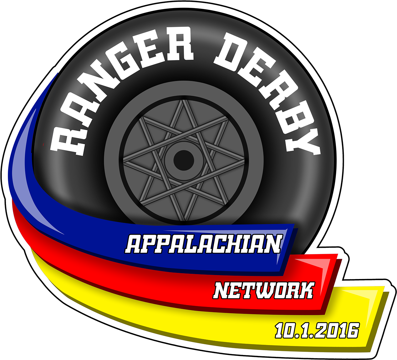 2016 Royal Rangers "ranger Derby" Logo And Patch Design - Parking (1400x1400), Png Download