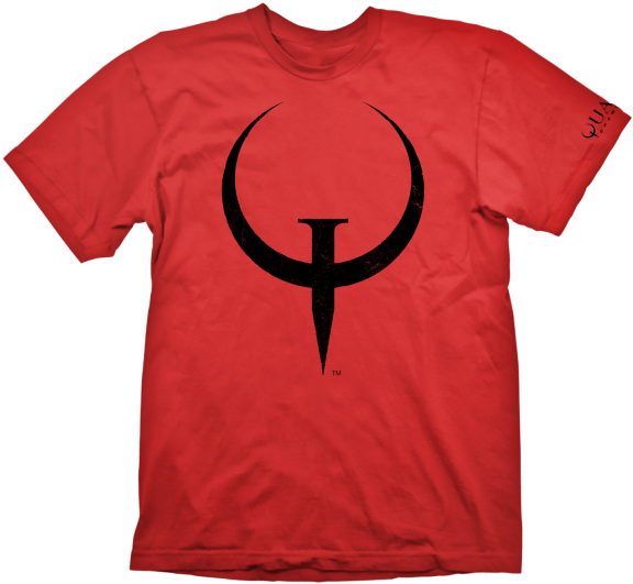 Quake Champions T-shirt Logo Red - Overwatch T Shirt (600x600), Png Download