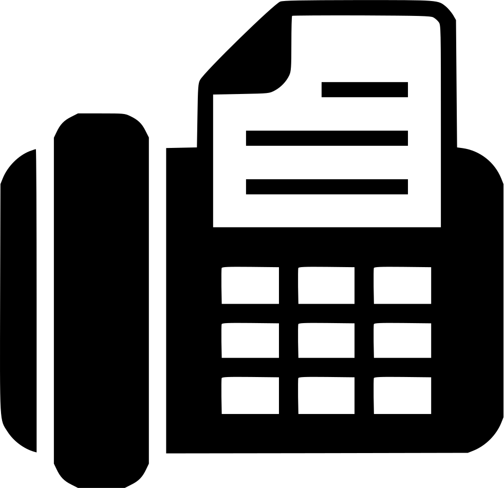 240 683 - Fax Icon Png (981x950), Png Download