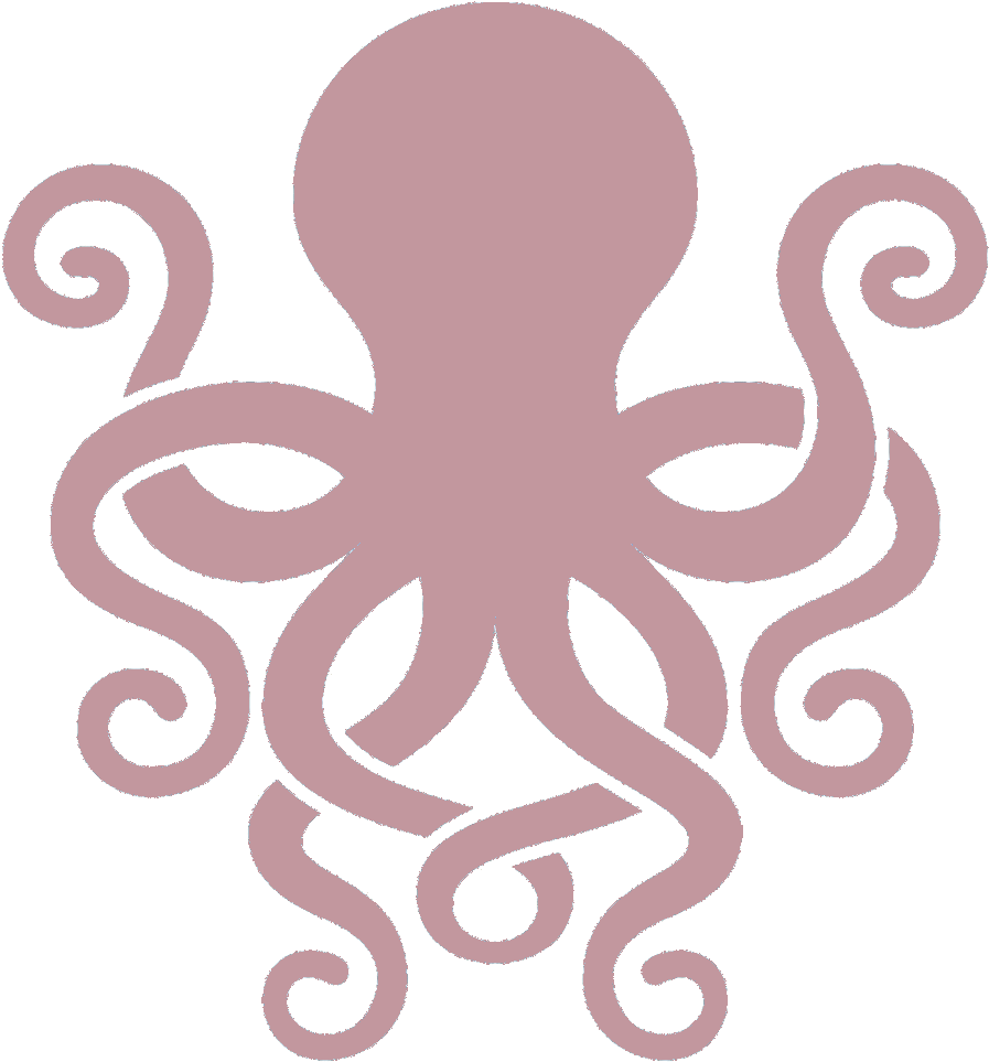 Glamorous Octopus - Octopus (1186x1081), Png Download