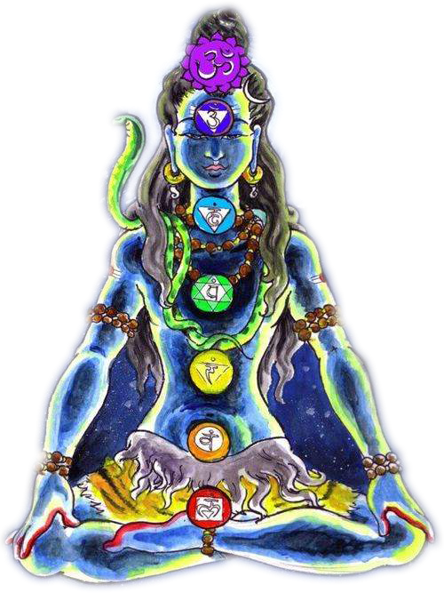 By The Grace Of Lord Sreepada Sreevallabha - Chakra Shiva (500x667), Png Download