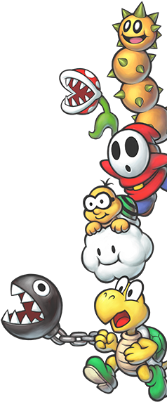 Available Now - Mario & Luigi Superstar Saga Bowser's Minions Png (308x577), Png Download