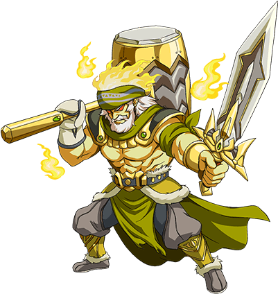 Brightlight Blacksmith Rezo - Cartoon (480x480), Png Download