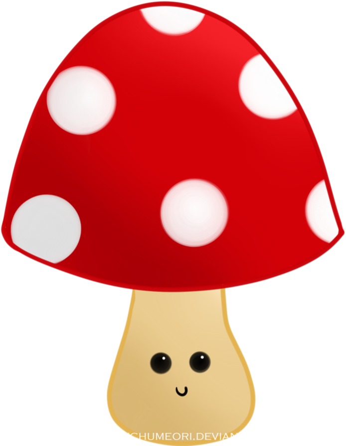 Banner Black And White Download By Yangbaechumeori - Cartoon Mushroom With Face (894x894), Png Download