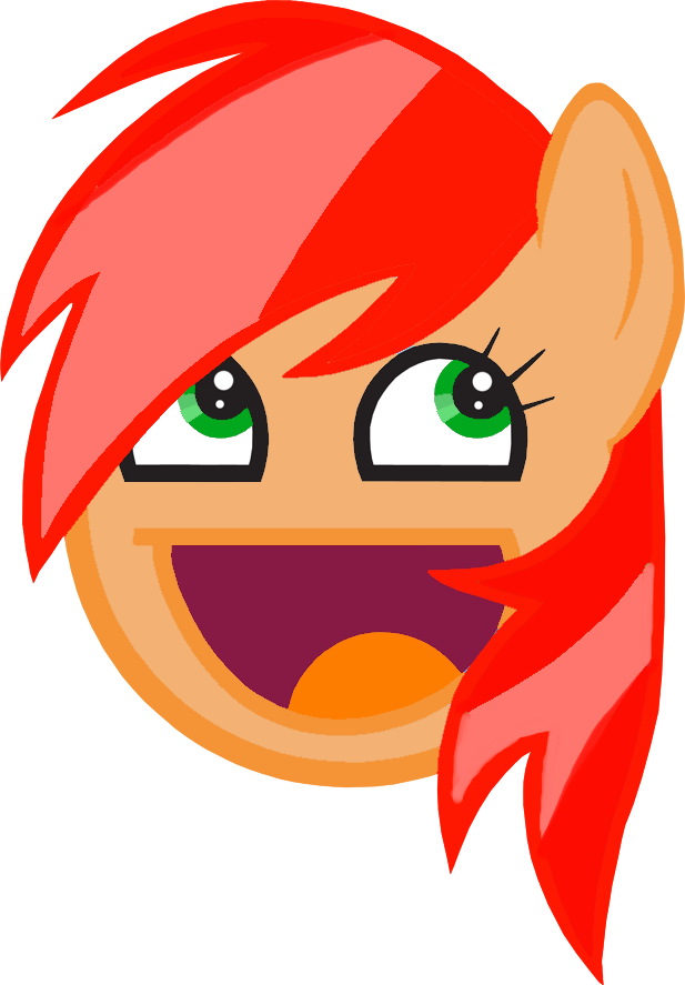 Autumn Heart Epic Face By Autumnheart803 On Clipart - Pony Friendship Is Magic Rainbow (617x887), Png Download