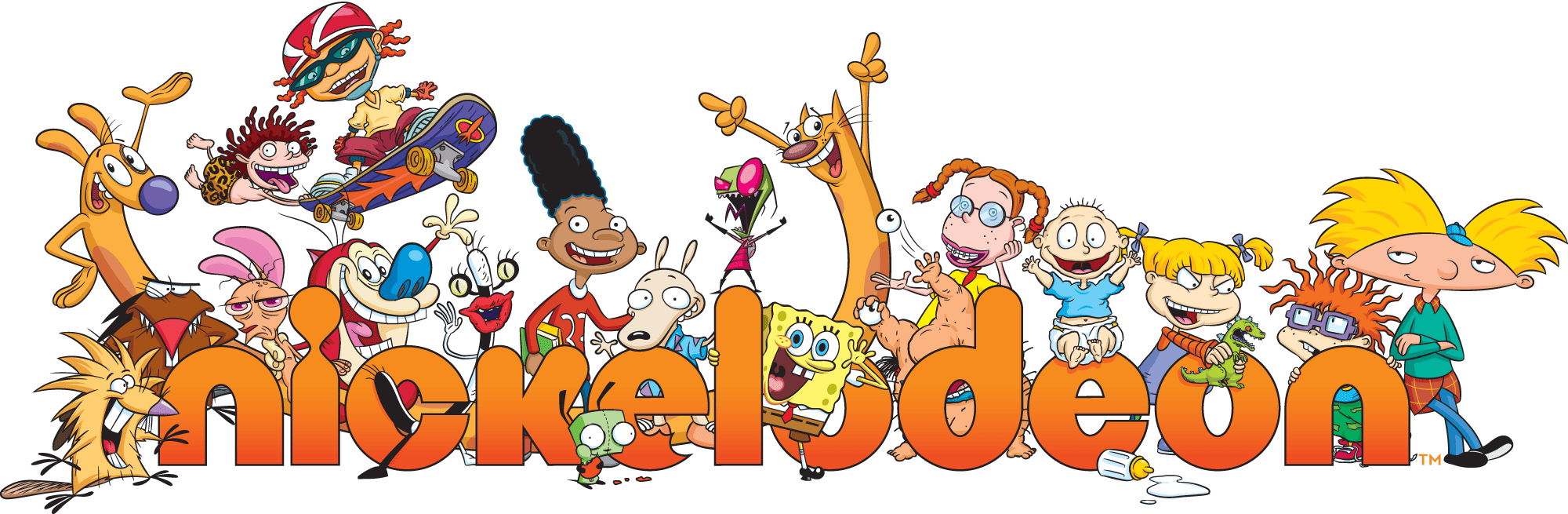Tva 15 August - Nickelodeon 90s (2000x655), Png Download