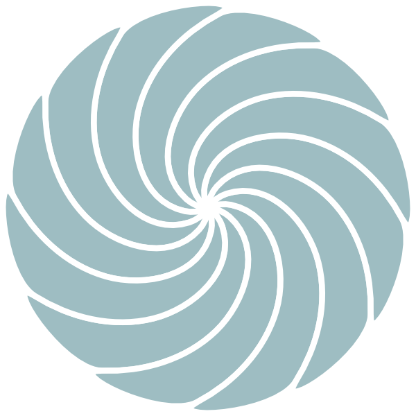 How To Set Use Blue Grey Spiral Clipart (600x600), Png Download