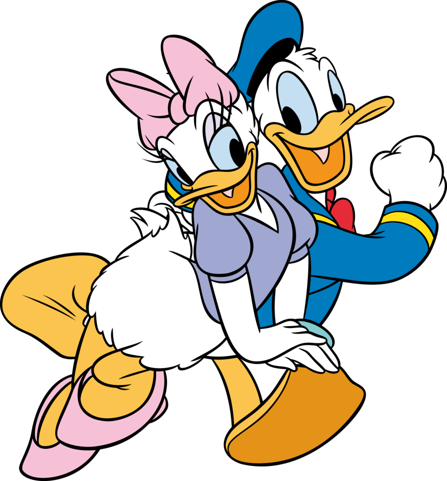 Daisy Duck Png Picture - Daffy And Daisy Duck (900x968), Png Download