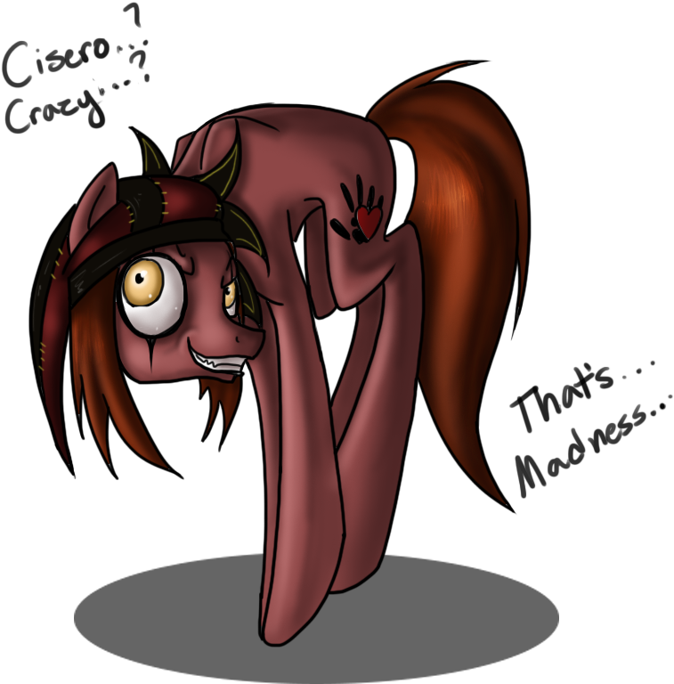 Myhysteria, Cicero, Dark Brotherhood, Insanity, Ponified, - Clip Art (862x888), Png Download