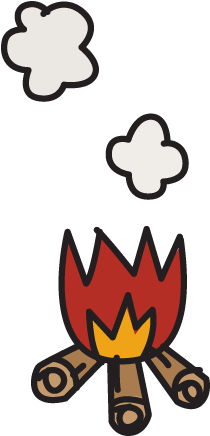 Campfire - Marshmallow (432x451), Png Download