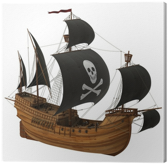 Barco Pirata Carabela (400x400), Png Download