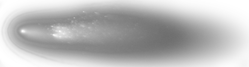 Ucla Sims Comet 73p - Monochrome (800x215), Png Download