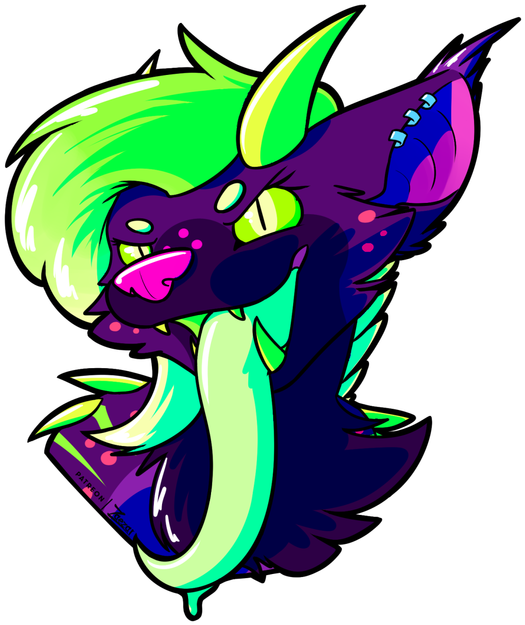 [patreon] Tongue - Illustration (1250x1250), Png Download