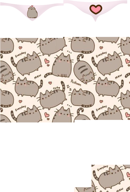 Customstockings1 - Pusheen Cat Arka Plan (1024x1024), Png Download