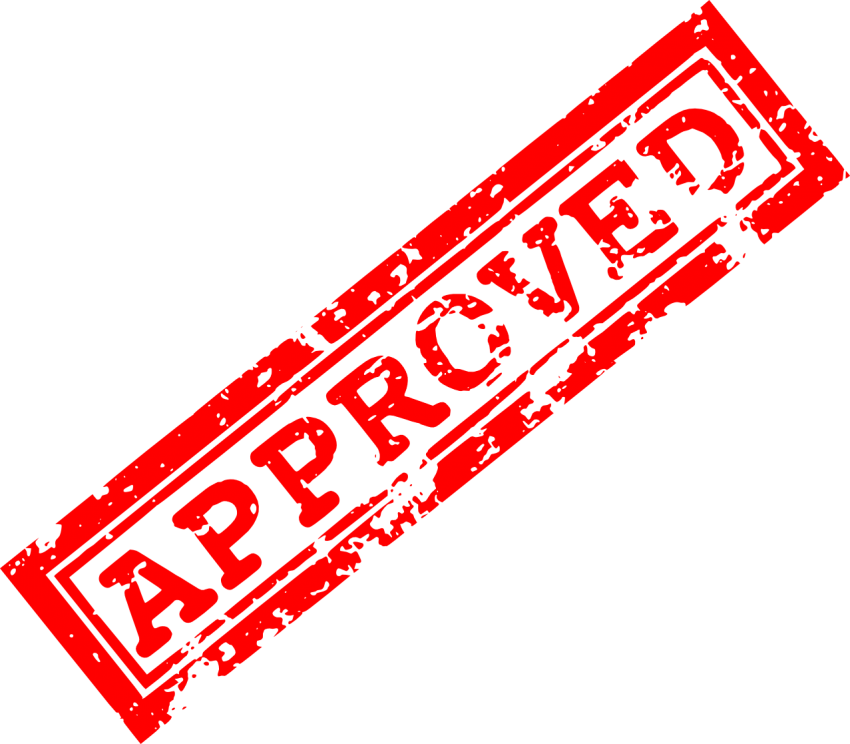 Vector Library Red Approved Png Free Images Toppng - Approved Stamp Transparent Background (850x744), Png Download