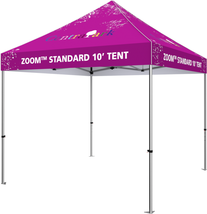 Zoom Standard 10' Popup Tent - Tent (700x700), Png Download