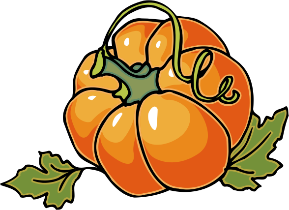 Clip Art Collections - Pumpkin Clipart (588x427), Png Download