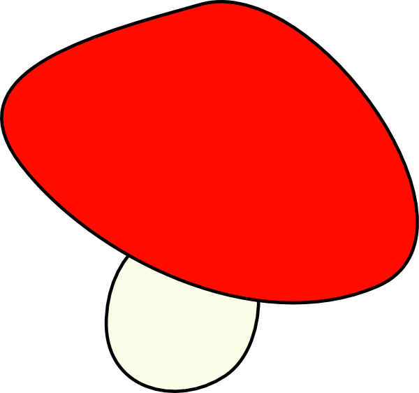 Mushroom Svg Clip Arts 600 X 562 Px (600x562), Png Download