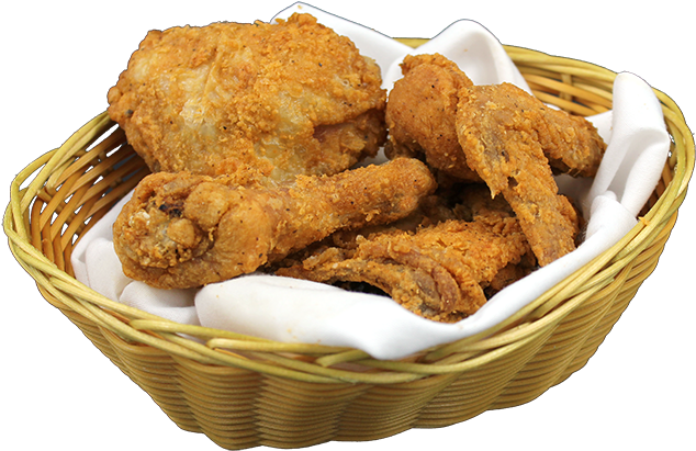 Fried Chicken Egg Casserole Seafood Entrée Potatoes - Fried Chicken In A Basket (650x425), Png Download