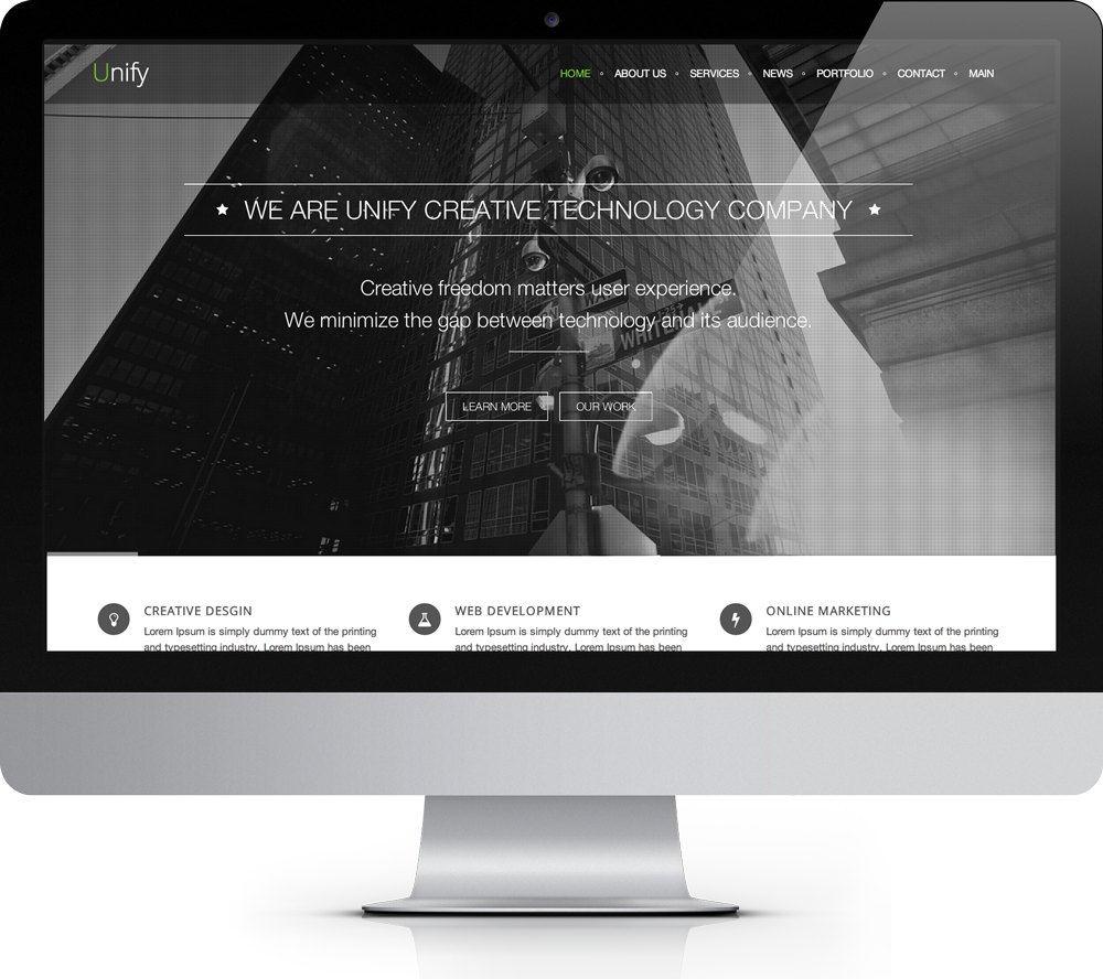 Imac - Mockup Imac Iphone Ipad (1000x888), Png Download