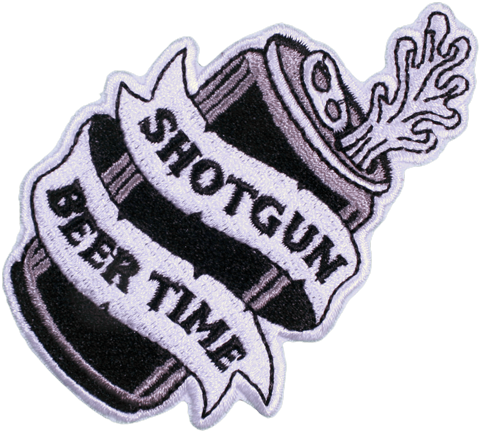 'shotgun Beer Time' Patch - Beer (500x500), Png Download