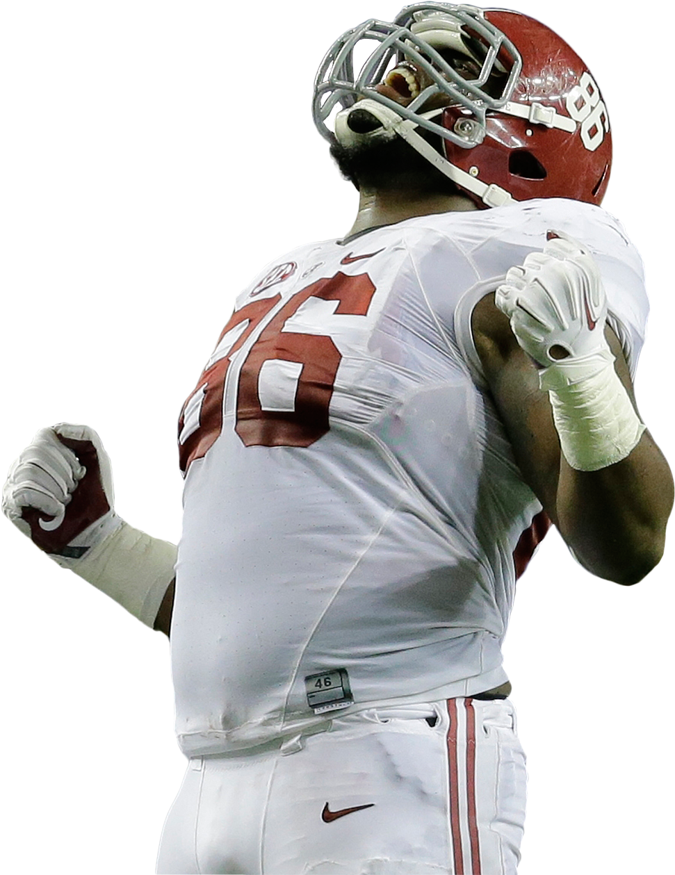 Joe Dahl Highlights - Fanatics Authentic A'shawn Robinson Alabama Crimson (1200x1343), Png Download