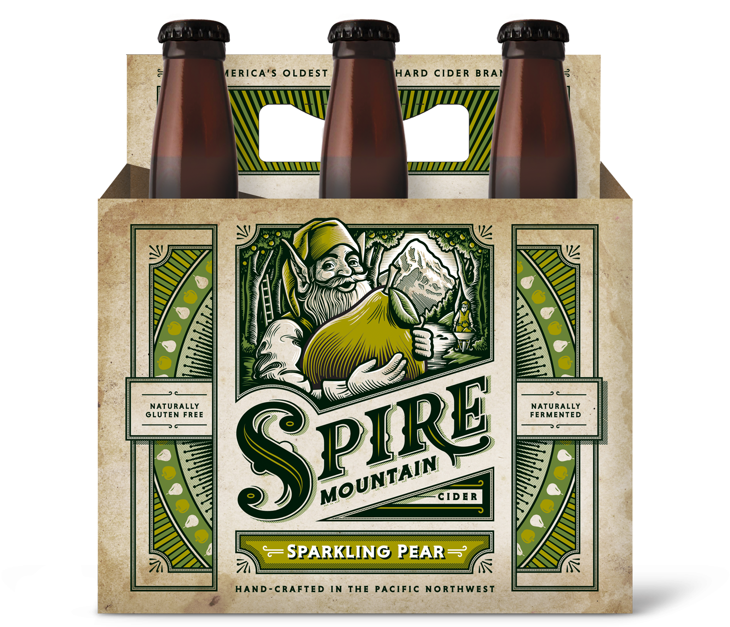 Spire Mountain Cider - Spire Mountain Spire Mount Cider Pear 6/12b (1716x1800), Png Download