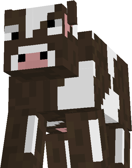 Minecraft Cow Png (464x568), Png Download