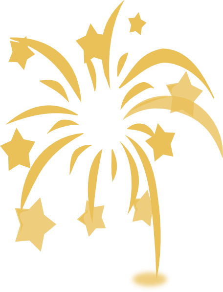 Celebration Clipart Firework - July Clip Art (456x597), Png Download