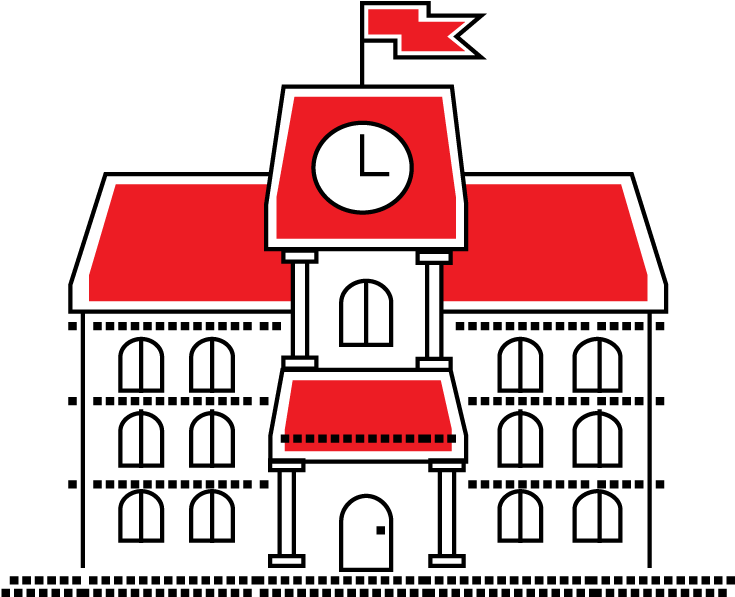 Direct Services To Public Schools - School (735x613), Png Download