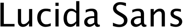 Lucida Sans In Use Fonts In Use - Black-and-white (779x176), Png Download
