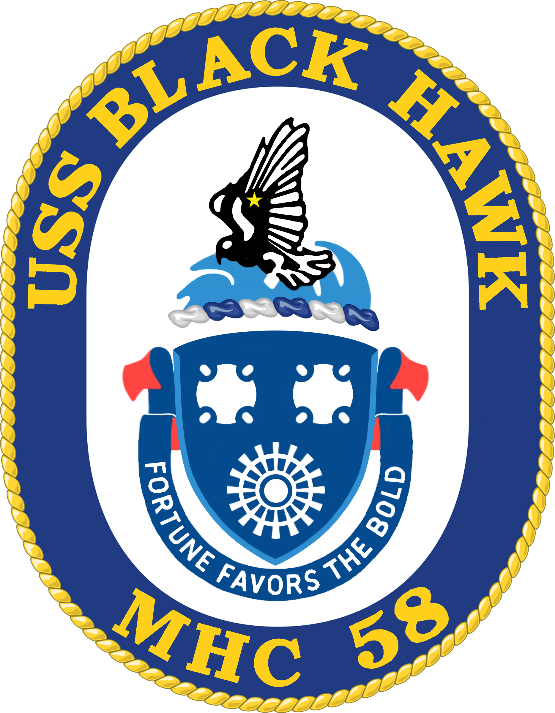 Mine Hunter Uss Black Hawk - Uss Devastator Mcm 6 (466x599), Png Download