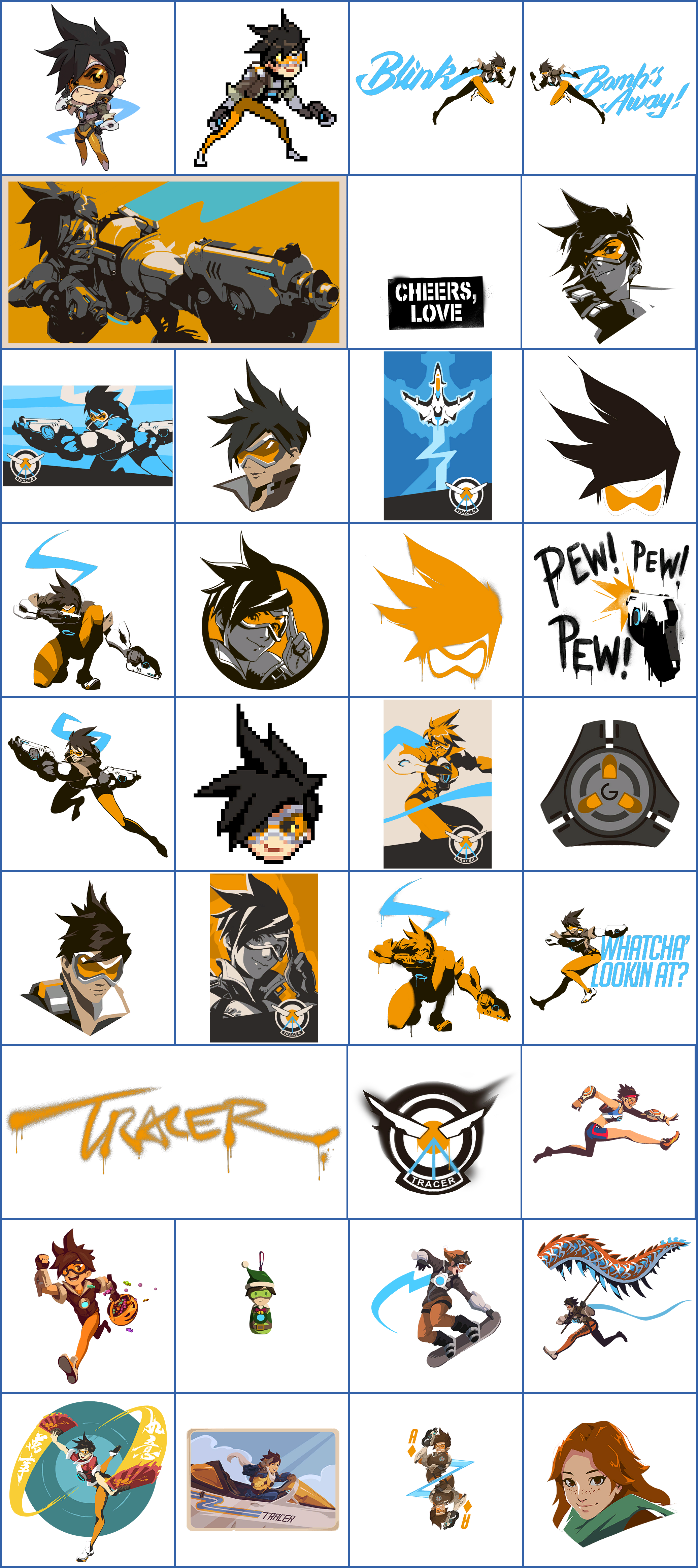 Return To Game - Tracer (2073x4658), Png Download