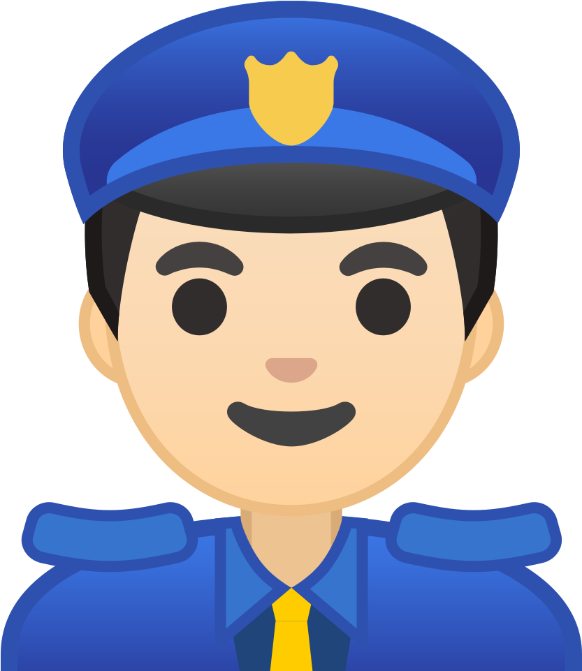 Download Svg Download Png - Emoji Policial Whatsapp (1024x1024), Png Download