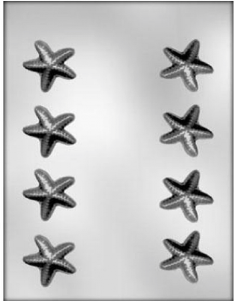 Chocolate Mould Starfish - Small Starfish Chocolate Mold (1000x1000), Png Download