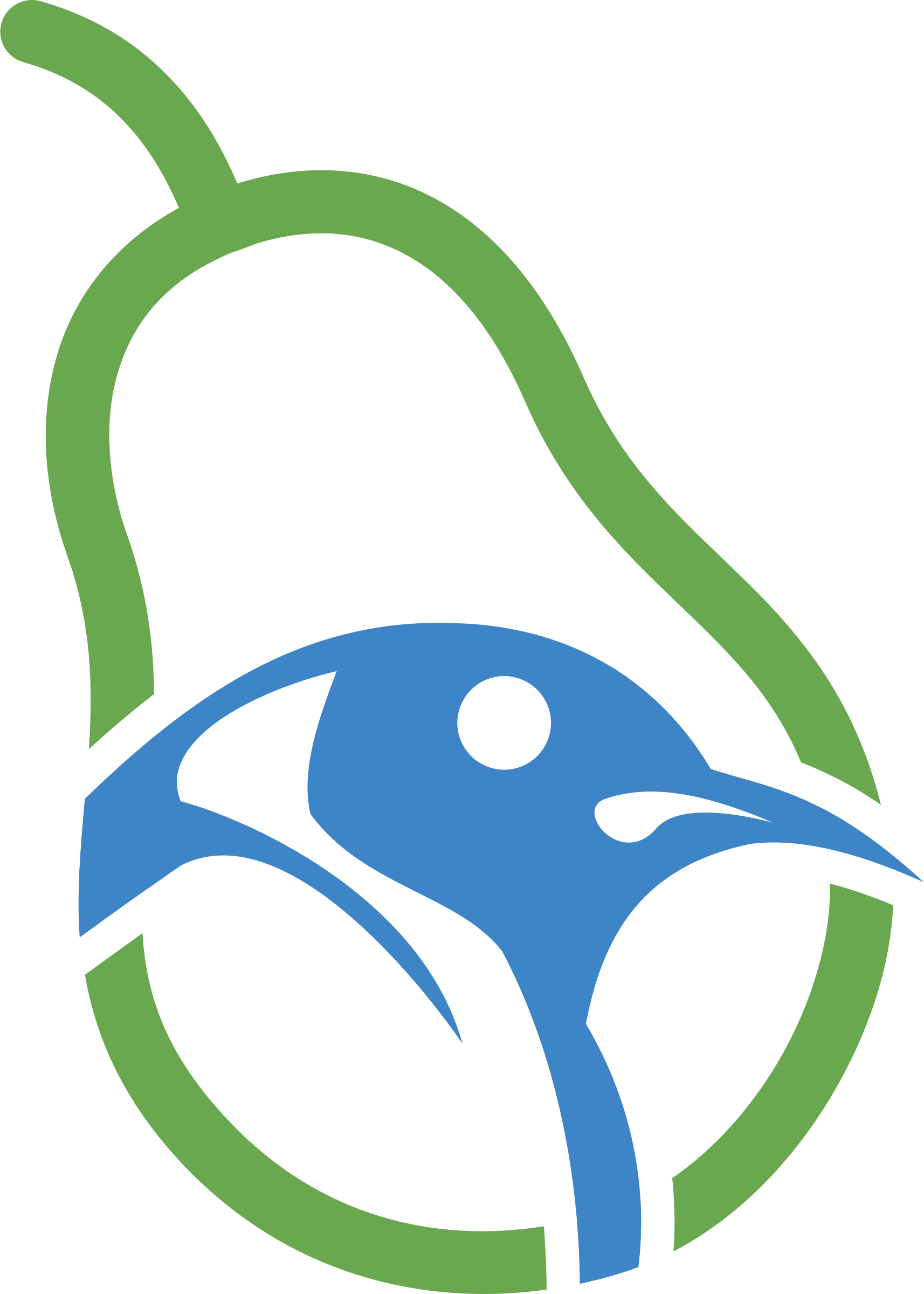 This Free Icons Png Design Of Tux In Pear (1714x2400), Png Download