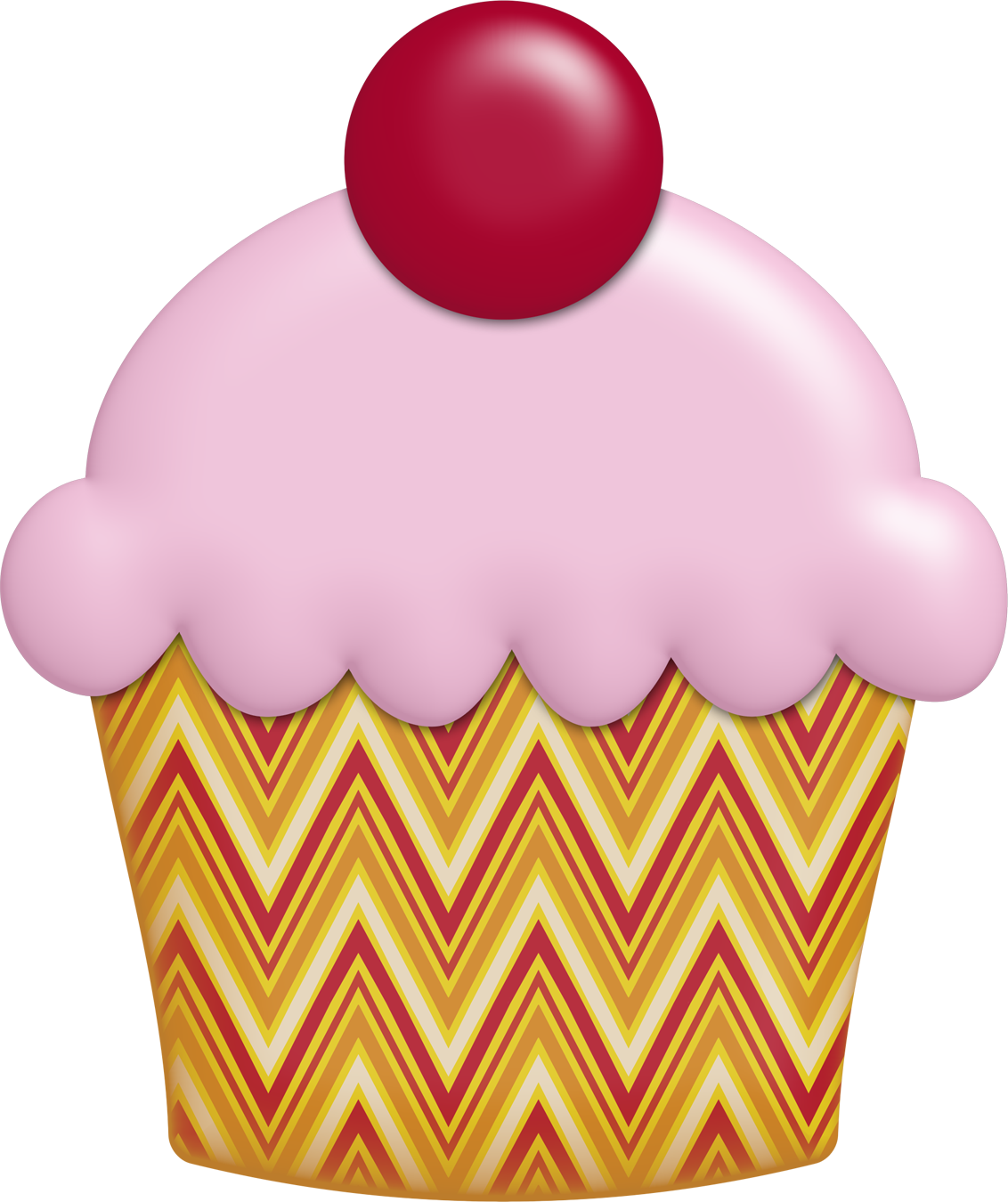 Happy Birthday Png - Cupcake (1132x1350), Png Download