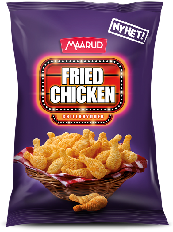 Favorite Snacks In Norway, Treats In Norway, Favorite - Maarud Fried Chicken (564x756), Png Download