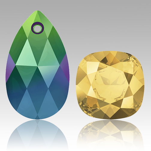 Swarovski 4470 12mm Cushion Fancy Stones Crystal Metallic (504x504), Png Download