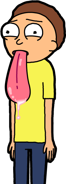 Big Tongue Morty - Vindicator Morty (300x650), Png Download