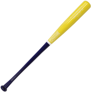 Elite Tm243 - Blue And Yellow Baseball Bat (350x350), Png Download