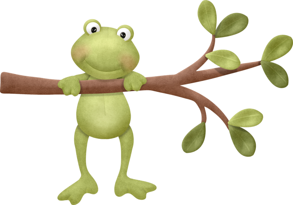 Frog Png Clip Art And Stenciling Scrapbook - Frog (1024x719), Png Download