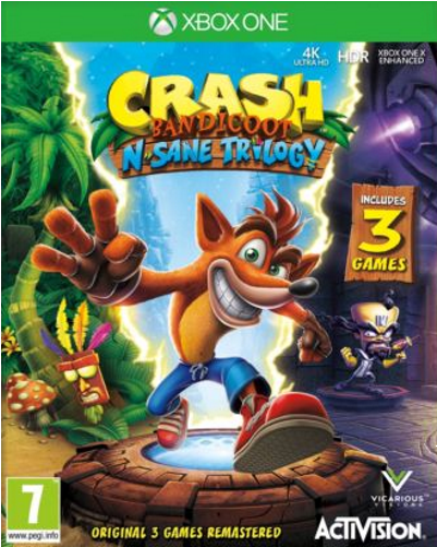 Crash Bandicoot N - Crash Bandicoot N. Sane Trilogy (450x650), Png Download