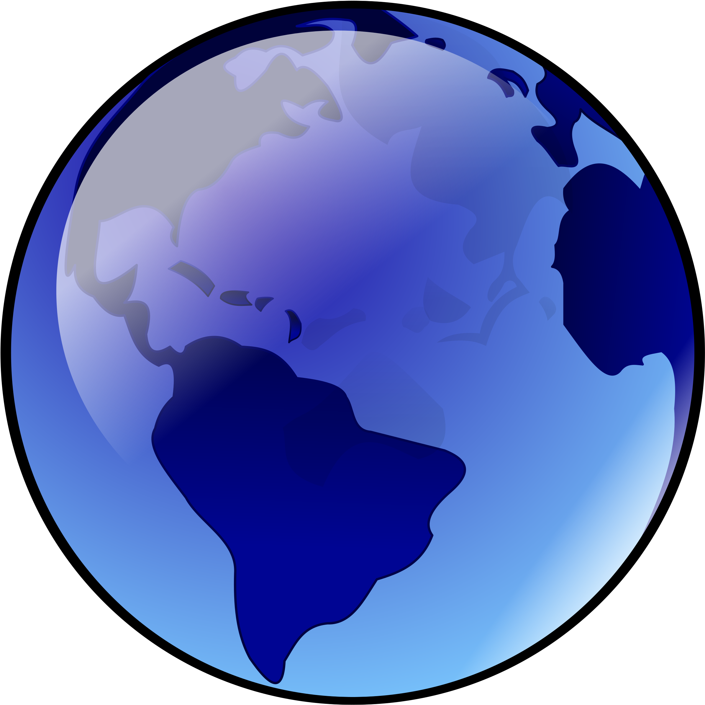 Green, Icon, Blue, Geography, Globe, Map, World, Planet - Blue Earth Png (640x640), Png Download