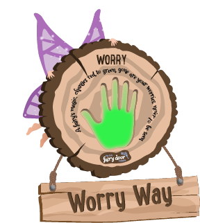Worry Way - Fairy Door (383x383), Png Download