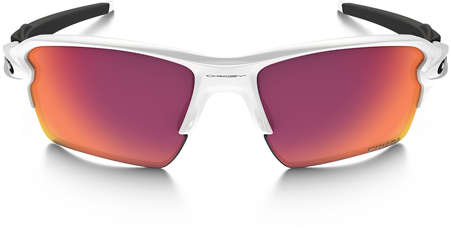Oakley Flak 2.0 Xl - Polished White - Prizm Field Sunglasses (900x487), Png Download