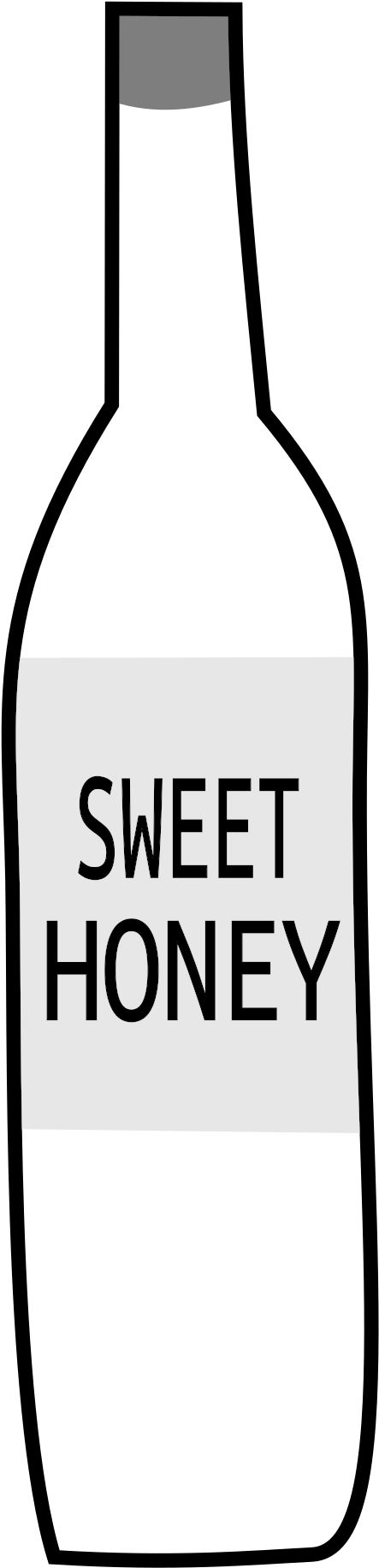 This Free Icons Png Design Of Honey Bottle, (1697x2400), Png Download
