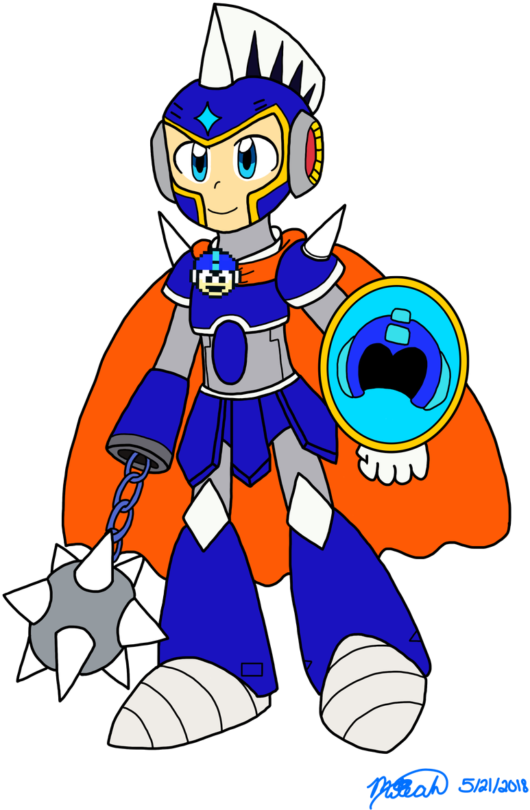Sapphire 💙 @sapphirestarz11 - Mega Man 11 Get Equipped (788x1200), Png Download