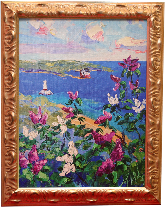 Touch To Zoom - Painting (650x780), Png Download